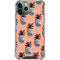Bouffants and Broken Hearts Gray Scale Pineapple iPhone 12 Pro Clear Case