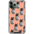 Bouffants and Broken Hearts Gray Scale Pineapple iPhone 12 Pro Clear Case