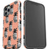 Bouffants and Broken Hearts Gray Scale Pineapple iPhone 12 Pro Impact Case