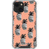Bouffants and Broken Hearts Gray Scale Pineapple iPhone 13 Mini Clear Case