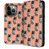 Bouffants and Broken Hearts Gray Scale Pineapple iPhone 13 Pro Folio Case