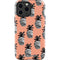 Bouffants and Broken Hearts Gray Scale Pineapple iPhone 13 Pro Max Impact Case
