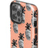 Bouffants and Broken Hearts Gray Scale Pineapple iPhone 13 Pro Max Impact Case