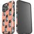 Bouffants and Broken Hearts Gray Scale Pineapple iPhone 13 Pro Max Impact Case