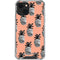 Bouffants and Broken Hearts Gray Scale Pineapple iPhone 14 Clear Case