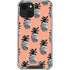 Bouffants and Broken Hearts Gray Scale Pineapple iPhone 14 Clear Case