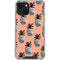 Bouffants and Broken Hearts Gray Scale Pineapple iPhone 14 Plus Clear Case