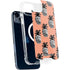 Bouffants and Broken Hearts Gray Scale Pineapple iPhone 14 Plus MagSafe Case