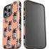 Bouffants and Broken Hearts Gray Scale Pineapple iPhone 14 Pro Impact Case