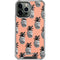 Bouffants and Broken Hearts Gray Scale Pineapple iPhone 15 Pro Max Clear Case
