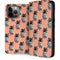 Bouffants and Broken Hearts Gray Scale Pineapple iPhone 14 Pro Max Folio Case