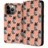 Bouffants and Broken Hearts Gray Scale Pineapple iPhone 14 Pro Max Folio Case