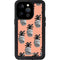 Bouffants and Broken Hearts Gray Scale Pineapple iPhone 14 Pro Waterproof Case