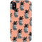 Bouffants and Broken Hearts Gray Scale Pineapple iPhone X Pro Case