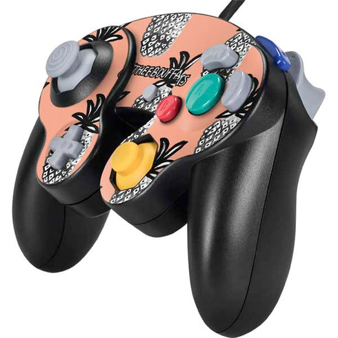 Bouffants and Broken Hearts Gray Scale Pineapple Nintendo GameCube Controller Skin