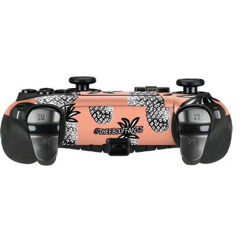 Bouffants and Broken Hearts Gray Scale Pineapple PlayStation Scuf Vantage 2 Controller Skin