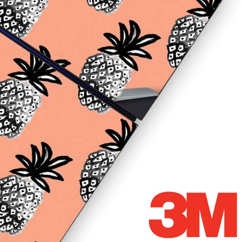 Bouffants and Broken Hearts Gray Scale Pineapple PS4 Console and Controller Bundle Skin