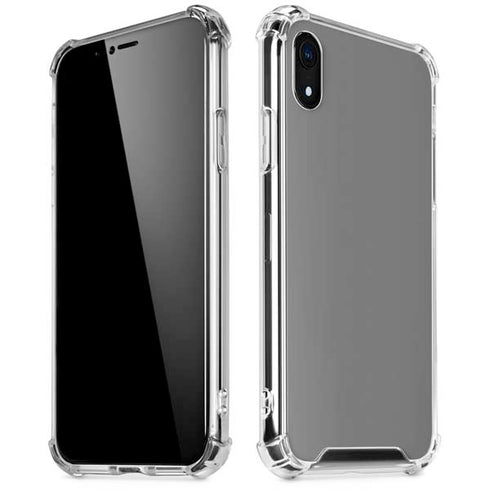 Gray iPhone XR Clear Case