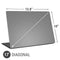 Gray Solid Universal Laptop 17in (13.8 x 10in) Skin