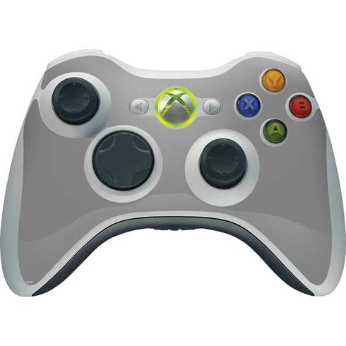 Gray Solid Xbox 360 Wireless Controller Skin