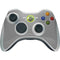 Gray Solid Xbox 360 Wireless Controller Skin