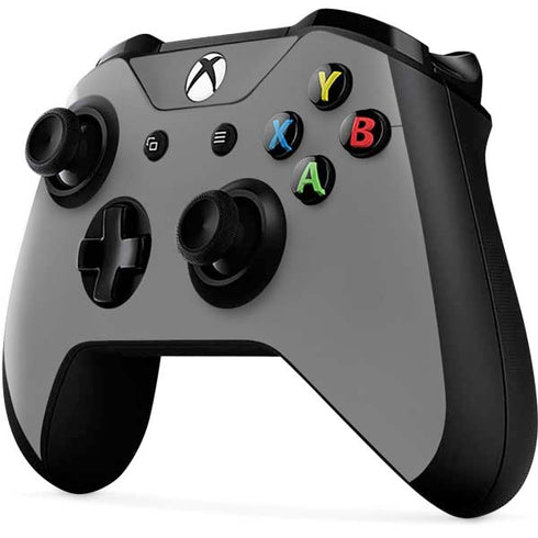 Gray Solid Xbox One X Controller Skin