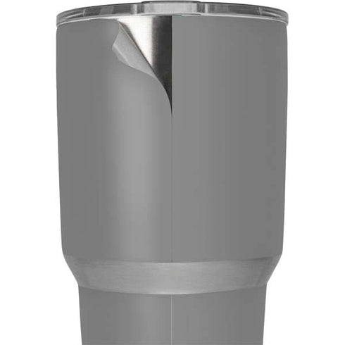 Gray Solid Yeti 30oz Rambler Tumbler Skin