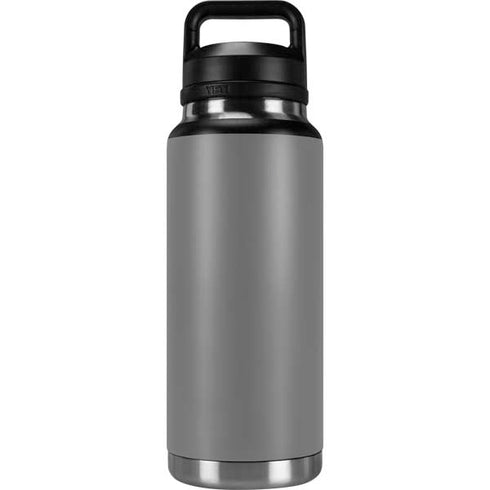 Gray Solid YETI Rambler 36oz Bottle Skin