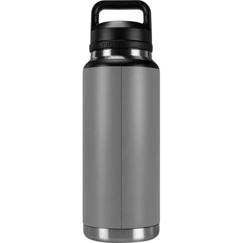 Gray Solid YETI Rambler 36oz Bottle Skin