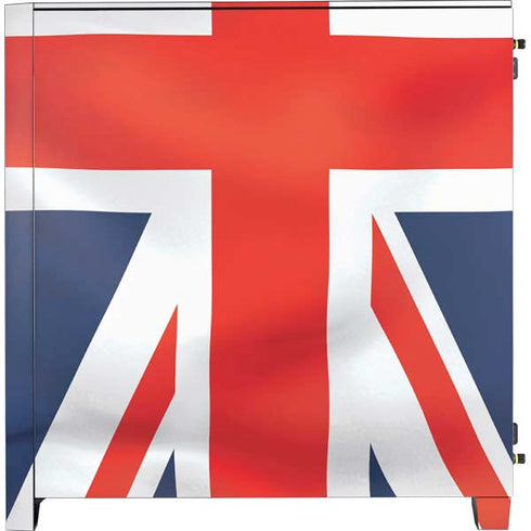 Great Britain Flag Corsair 4000D Tempered Glass Mid-Tower ATX Case Skin