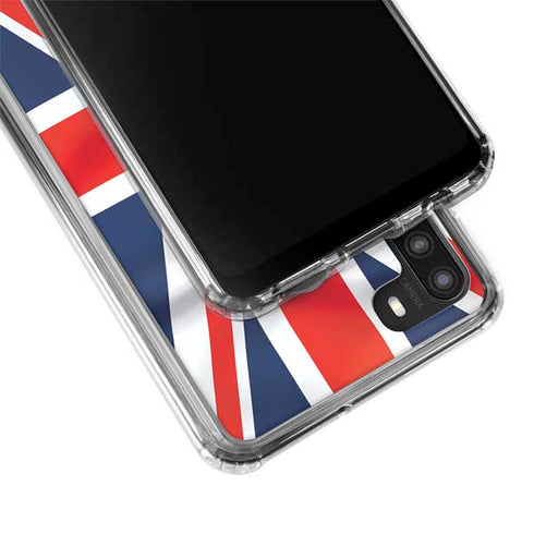 Great Britain Flag Galaxy A21 Clear Case