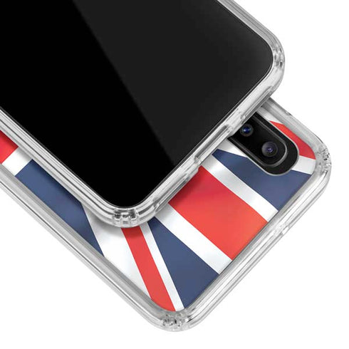 Great Britain Flag Galaxy A30 Clear Case