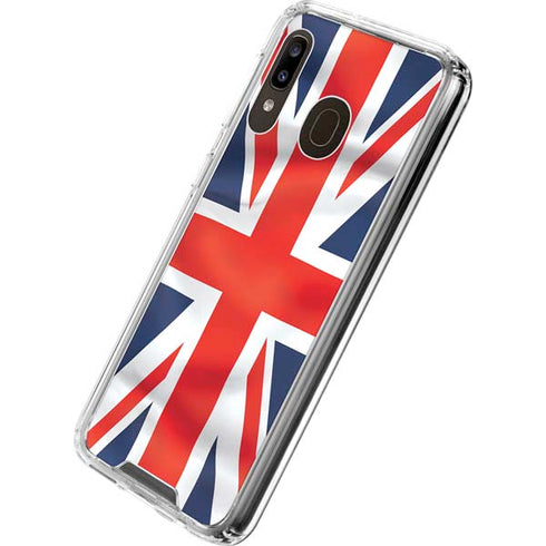 Great Britain Flag Galaxy A30 Clear Case