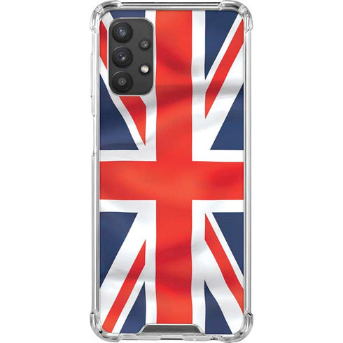 Great Britain Flag Galaxy A32 5G Clear Case