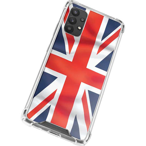 Great Britain Flag Galaxy A32 5G Clear Case