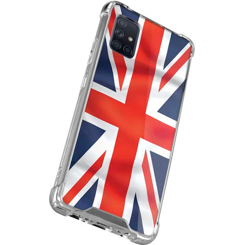 Great Britain Flag Galaxy A71 5G Clear Case