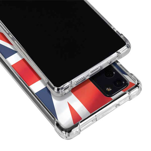 Great Britain Flag Galaxy Note20 5G Clear Case