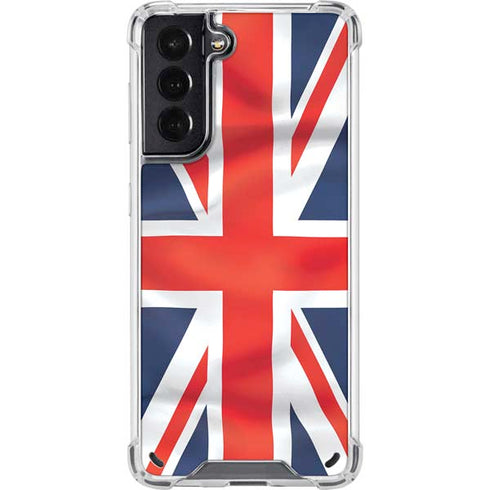 Great Britain Flag Galaxy S21 5G Clear Case