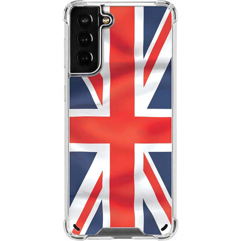 Great Britain Flag Galaxy S21 Plus 5G Clear Case