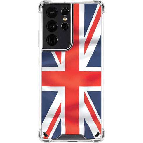 Great Britain Flag Galaxy S21 Ultra 5G Clear Case