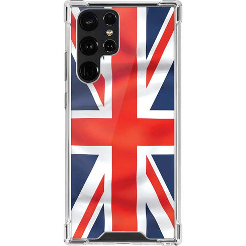 Great Britain Flag Galaxy S22 Ultra Clear Case