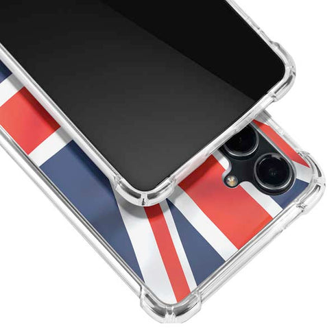 Great Britain Flag Galaxy S23 FE Clear Case