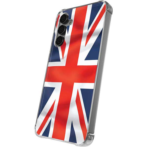 Great Britain Flag Galaxy S24 Plus Clear Case