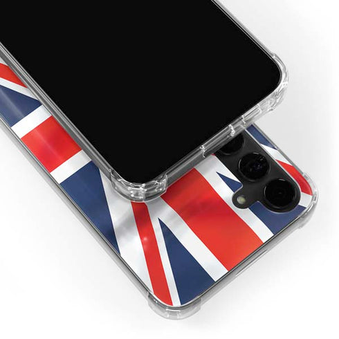 Great Britain Flag Galaxy S24 Plus Clear Case