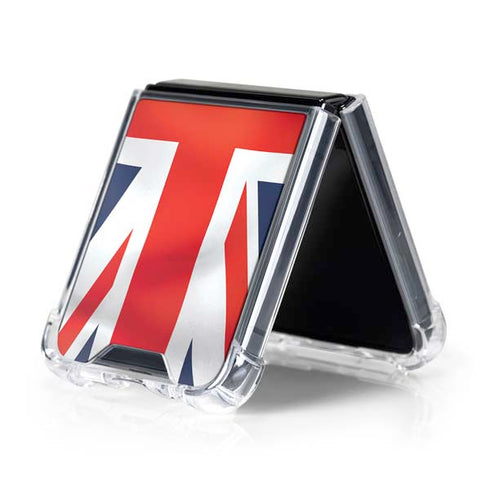 Great Britain Flag Galaxy Z Flip5 5G Clear Case