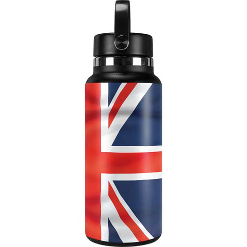 Great Britain Flag Hydro Flask 32oz Wide Mouth Skin