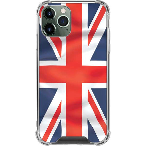 Great Britain Flag iPhone 12 Pro Clear Case