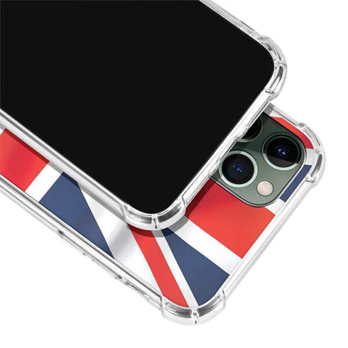 Great Britain Flag iPhone 12 Pro Max Clear Case