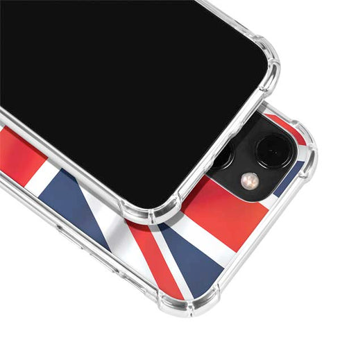 Great Britain Flag iPhone 13 Mini Clear Case