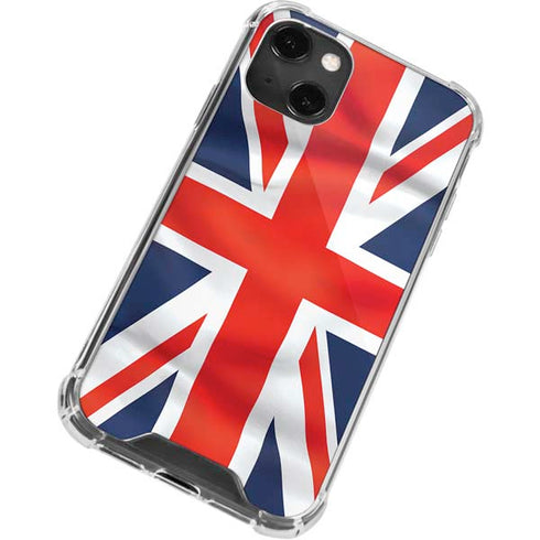 Great Britain Flag iPhone 15 Plus Clear Case